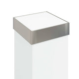 Bollard Lights with Sensor&Outlet 3 pcs 80 cm Stainless Steel IP44 4006068