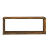 Wall Cube Shelves 6 pcs Smoked Oak 60x15x23 cm Engineered Wood 815926