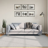 Rug HUARTE Short Pile Soft and Washable Grey 200x200 cm 375080