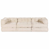 Modular Sofa 3 pcs Cream Fabric 3315062