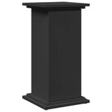 Display Stand with Storage Black 31x30x60 cm Engineered Wood 854617