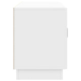 TV Cabinet High Gloss White 99 x 34.5 x 47 cm Engineered Wood 895409
