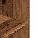 Aquarium Stand Old Wood 80x35x60 cm Engineered Wood 857272