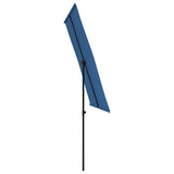 Garden Parasol with Aluminium Pole 2x1.5 m Azure Blue 47343
