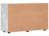 Wooden Cabinet with Storage Concrete Grey 88.5 x 30.5 x 73 cm 880304