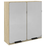 Bathroom Mirror Cabinet Sonoma Oak 64.5x20x66.5 cm Engineered Wood 849655