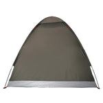 Camping Tent Dome 2-Person Brown Waterproof 4009634