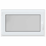 Basement Window RISOR 100 x 60 cm PVC and Glass Anthracite 42047334