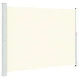 Patio Retractable Side Awning 220x300 cm Cream 313424