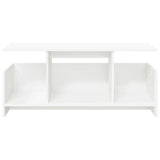 TV Stand White 102 x 35 x 45 cm Engineered Wood 890992
