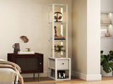 Bathroom Storage Cabinet-White 37449833