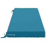 2-Piece Bench Cushions SOEST 2 pcs 100% Polyester Light Blue 950341