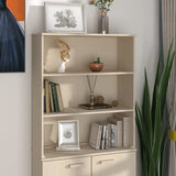 Top for Highboard HAMAR Honey Brown 85x35x100cm Solid Wood Pine 340508