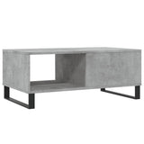 Coffee Table Concrete Grey 90x50x36.5 cm Engineered Wood 830576