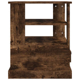 Side Table Smoked Oak 50x50x60 cm Engineered Wood 816413