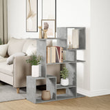 Room Divider Bookcase Concrete Grey 92x29x112 cm Engineered Wood 858123