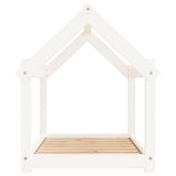 Dog Bed White 81x60x70 cm Solid Wood Pine 822208
