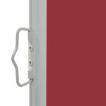 Patio Retractable Side Awning 140 x 300 cm Red 48348