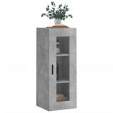 Wall Mounted Cabinet Concrete Grey 34.5x34x90 cm 828928