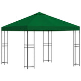 Gazebo 3 x 3 m Green Polyester and Steel 190 gsm 900329