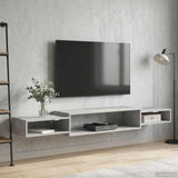 Wall-mounted TV Cabinet Wall-Mounted Concrete Grey 8006008