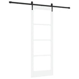 Sliding Door Manual ORKDAL White 78 x 211 cm Wood and metal 3332470