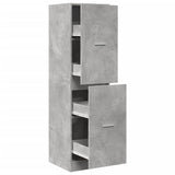 Apothecary Cabinet Concrete Grey 40x41x144.5 cm Engineered Wood 3309639