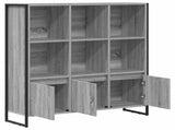 Book Cabinet 2 pcs Grey Sonoma 99.5 x 30 x 108 cm 3403025