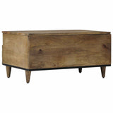 Coffee Table with Drawer Brown 80 x 54 x 40 cm Solid Mango Wood 4018345