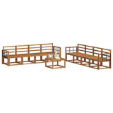 Outdoor Sofa Set 9 pcs Natural 3366192