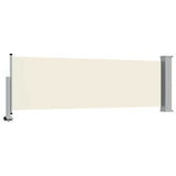 Patio Retractable Side Awning 80x300 cm Cream 48359