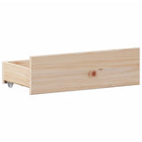 Bookcase Bed without Mattress 180x200 cm Super King Solid Wood Pine 3308912