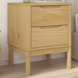 Bedside Cabinet FLORO Wax Brown 45x39x57 cm Solid Wood Pine 374002