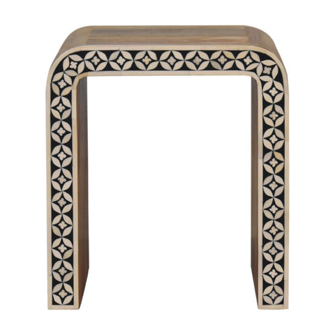 Edessa Bone Inlay End Table IN3385