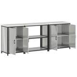 Kitchen Storage Set HATTEM 3 pcs Silver Galvanised Steel 3392678