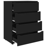 Storage Cabinets Black 80 x 48 x 105 cm Engineered Wood 3406226