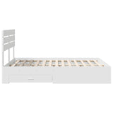 Bed Frame with Drawer with Headboard Manual Engineered Wood 3411630