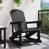 Adirondack Rocking Chair Black 92 x 73.5 x 92 cm HDPE 42006627