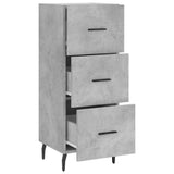 Sideboard Concrete Grey 34.5x34x90 cm Engineered Wood 828624