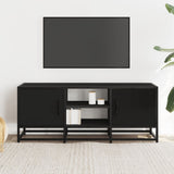 TV Cabinet Black 100x35x41 cm Engineered Wood and Metal 848834