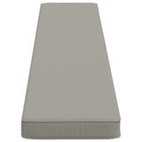 2-Piece Bench Cushions VUGHT 2 pcs 100% Polyester Grey 950975