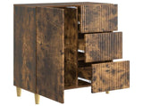Sideboard Smoked Oak 66 x 34.5 x 90 cm Engineered Wood 894630
