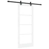 Sliding Door ORKDAL White and Black 83 x 202 cm 3332166