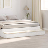 Bed Drawers White 180 x 36.5 x 16.5 cm Engineered Wood 866979