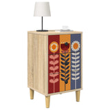Bedside Cabinet ESSEN 2 pcs Sonoma Oak 36 x 33 x 60 cm 8007296