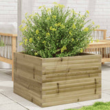 Garden Planter 70x70x46 cm Impregnated Wood Pine 3282418
