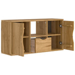 ZNTS TV Cabinet with Drawer ODDA 79x24x40 cm Solid Wood Pine 4103605