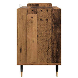 TV Cabinet Old Wood 160 x 35 x 55 cm Engineered Wood 882723