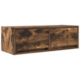TV Cabinet Smoked Oak 80x31x25.5 cm Engineered Wood 861516