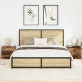 Bedside Cabinet 2 pcs Old Wood 50 x 39 x 41 cm Engineered Wood 863073